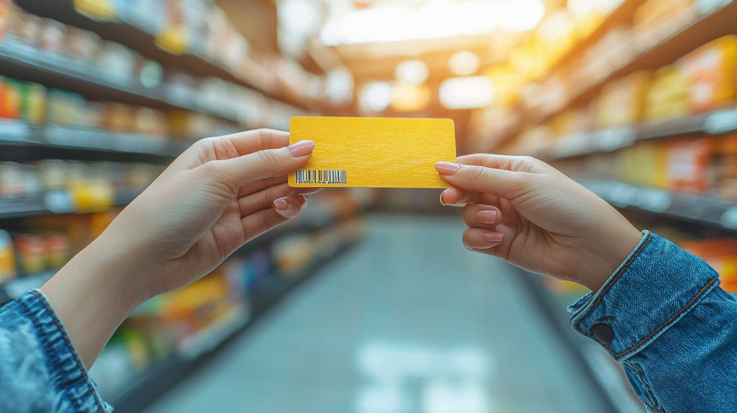 Immagine che rappresenta una carta fedeltà, strumento per fidelizzare clienti, aumentare vendite e creare offerte personalizzate nel settore agricolo.